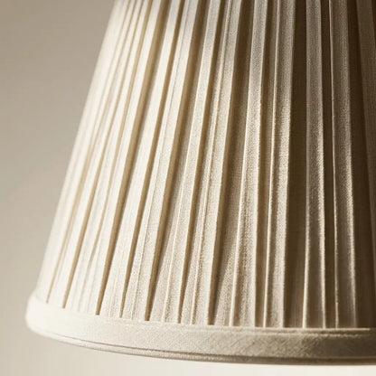 GildShade classic pleated table lamp with satin brass base 3